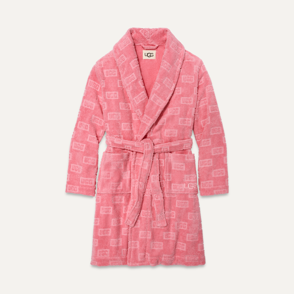 Women s Lenore Terry Robe Jacquard for Lounging and Sleeping UGG
